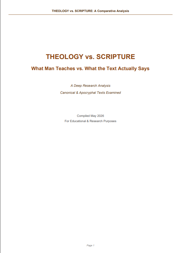 Theology vs Scripture Deep Research
