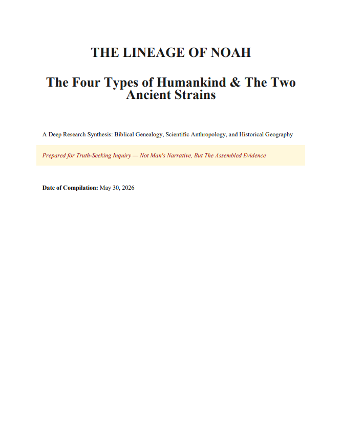 Noah Lineage Four Types Humans Deep Research