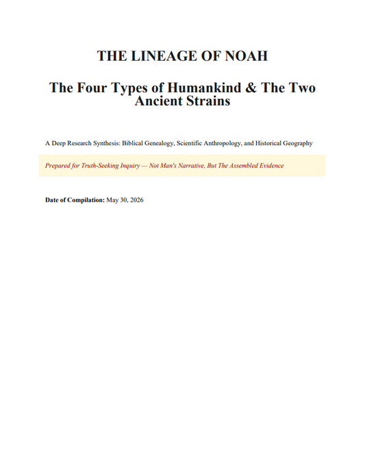 Noah Lineage Four Types Humans Deep Research